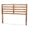 Baxton Studio Akemi Modern and Contemporary Ash Walnut Finished Wood Full Size Headboard 182-11105-Zoro - alternate 2